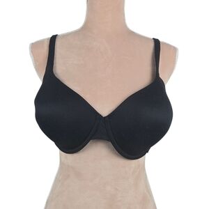 Soma Embraceable Demi Bra with Lace Trim Black Size 38D